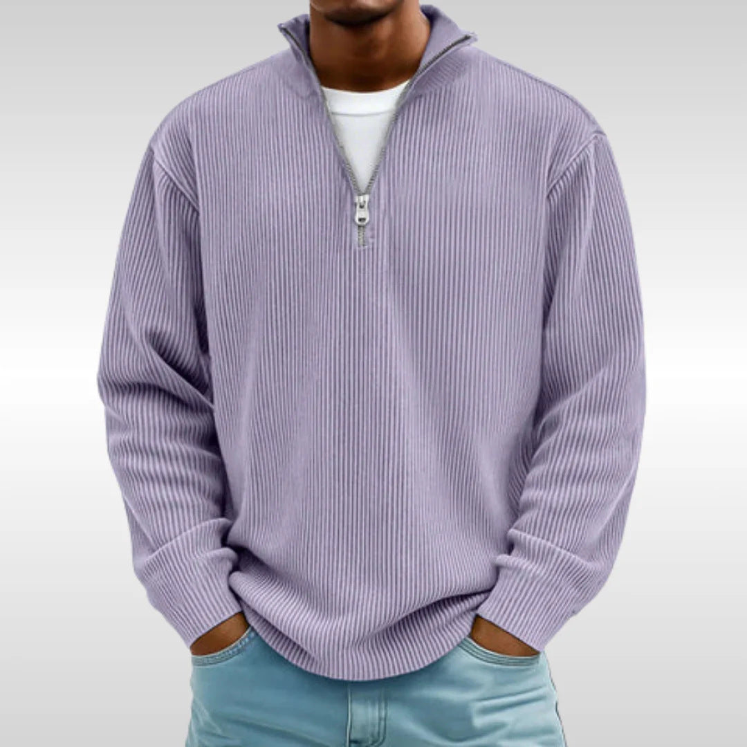Herren Modischer Zip-Pullover