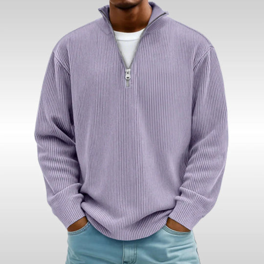 Herren Modischer Zip-Pullover