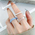 Damen Ring-Set mit einzigartigen Designs und eleganten Materialien Shop Nory