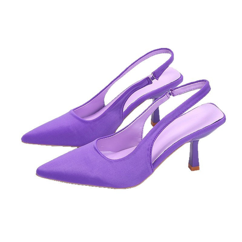 Damen Slingback-Pumps mit spitzem Design und elegantem Absatz