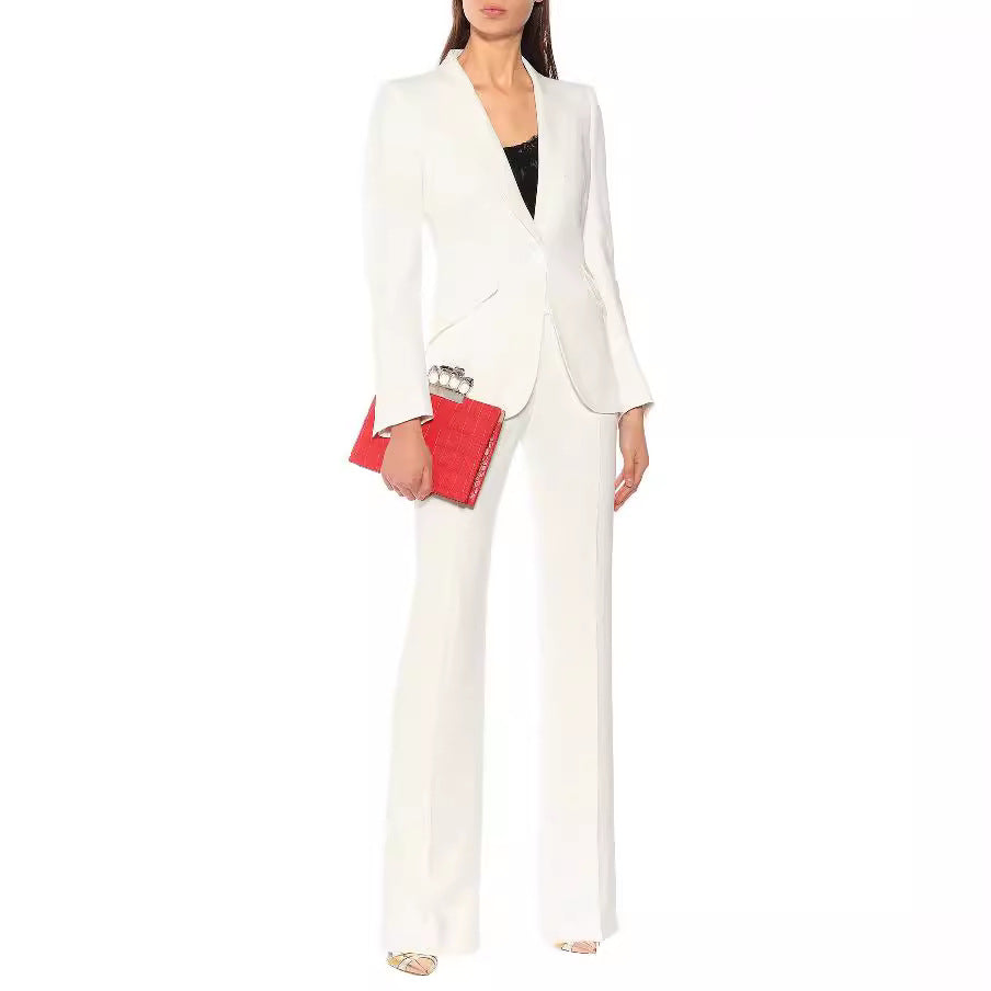 Damen Maßgeschneiderter Einreihiger Blazer mit skulpturierter Schulter und tailliertem Cut Shop Nory