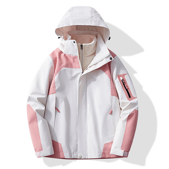 Damen Multifunktionale Trekking-Softshelljacke mit herausnehmbarer Fleece‑Innenlage und Kapuze Shop Nory
