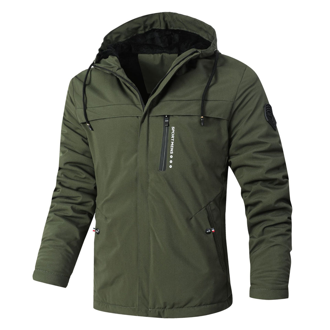 Herren Urbaner Softshell-Parka mit Teddyfleece-Innenfutter, verdecktem Reißverschluss und Brusttasche Shop Nory