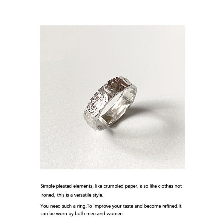 Damen Modischer Ring mit einzigartiger reliefartiger Struktur Shop Nory