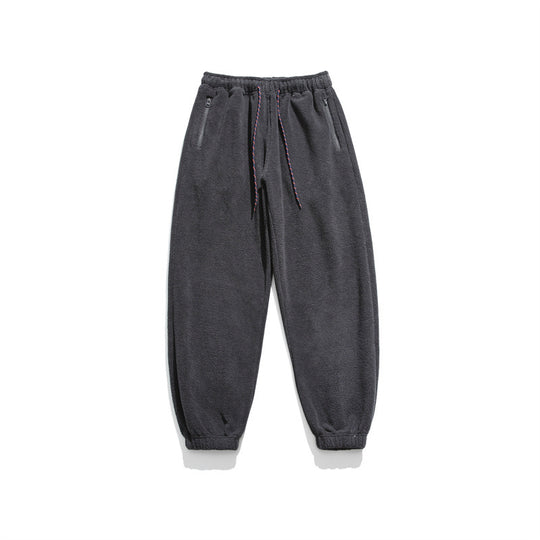Herren Weit geschnittene Fleece-Jogginghose mit elastischen Bündchen und Eingrifftaschen Shop Nory