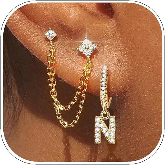 Damen Ohrschmuck mit funkelnden Zirkonia-Elementen und elegantem Design Shop Nory
