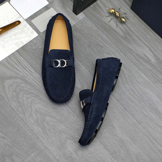 Herren Mokassin mit eleganter Schnallen-Applikation