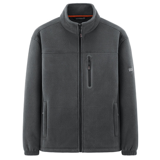 Herren Isolierende Mikrofleece-Funktionsjacke mit wasserdichter Brusttasche und Stehkragen Shop Nory
