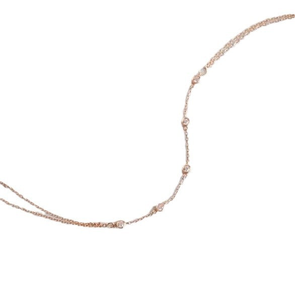 Damen Fußkettchen mit funkelnden Zirkonia-Akzenten Shop Nory