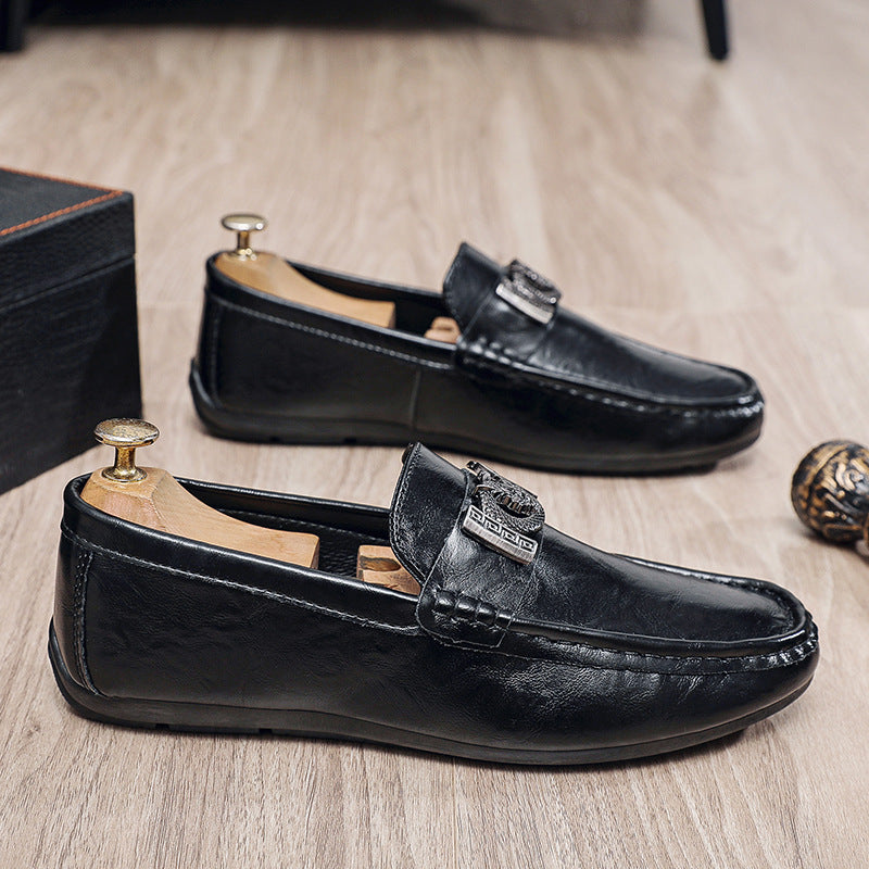 Herren Elegante Mokassins mit Metalldetails Shop Nory