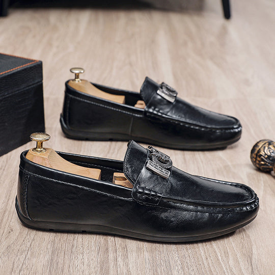 Herren Elegante Mokassins mit Metalldetails Shop Nory