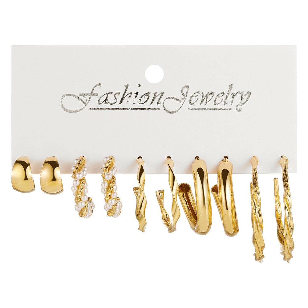 Damen Ohrringe Set mit glänzenden und kreativen Designs Shop Nory