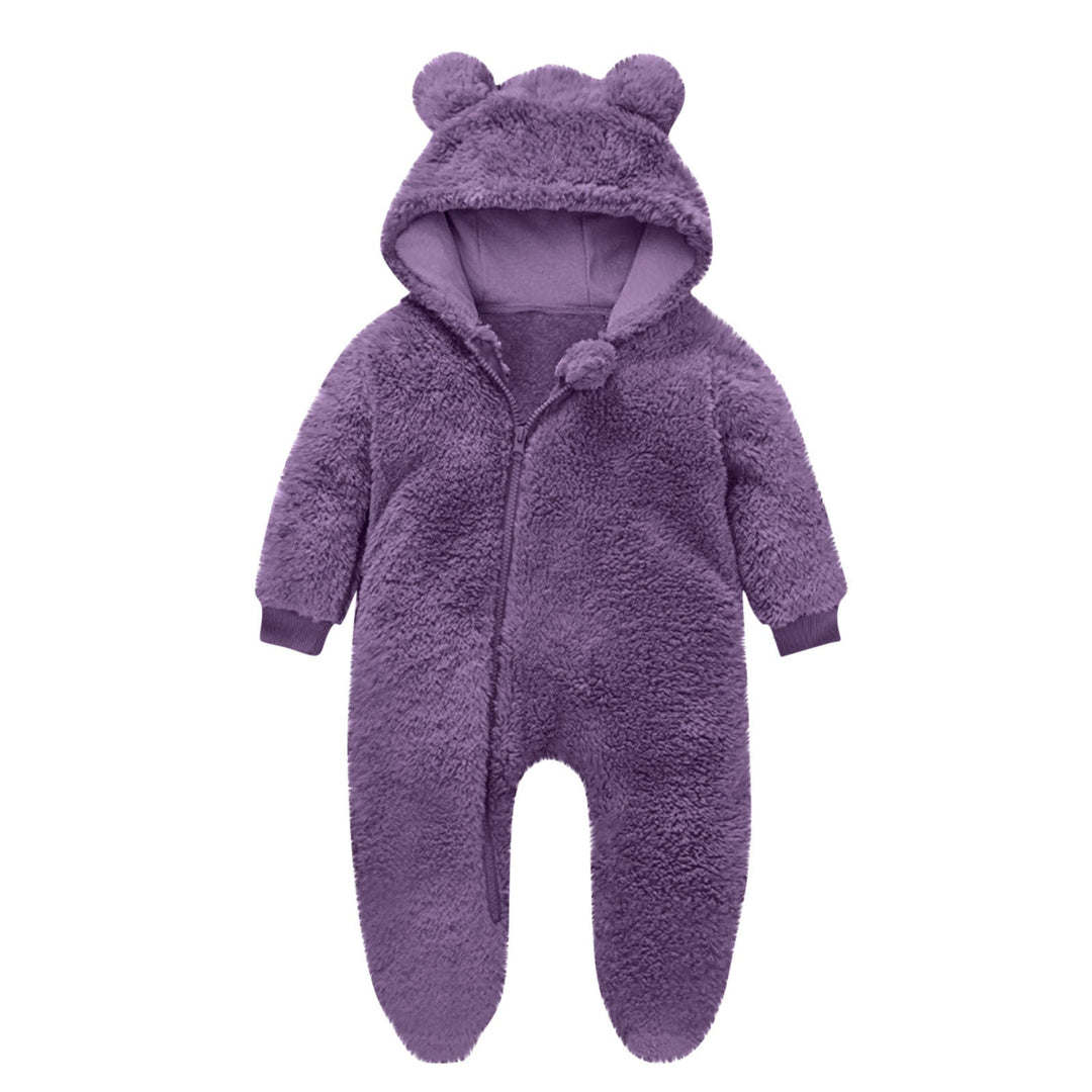 Kleinkind Fleece Overall mit Bärenohren