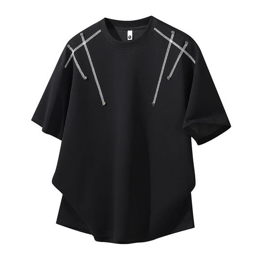 Damen Oversized T-Shirt mit einzigartigen Schulterdetails Shop Nory