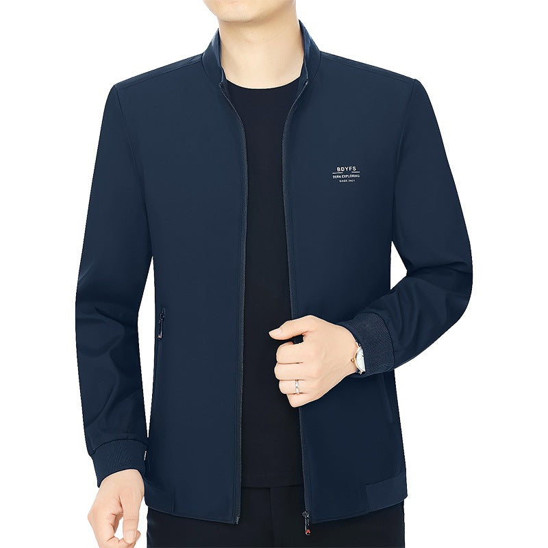 Herren Feldjacke mit Kontrast-Einsätzen und Brust-Reißverschlusstasche Shop Nory