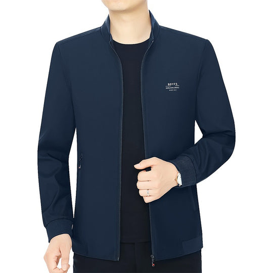 Herren Feldjacke mit Kontrast-Einsätzen und Brust-Reißverschlusstasche Shop Nory