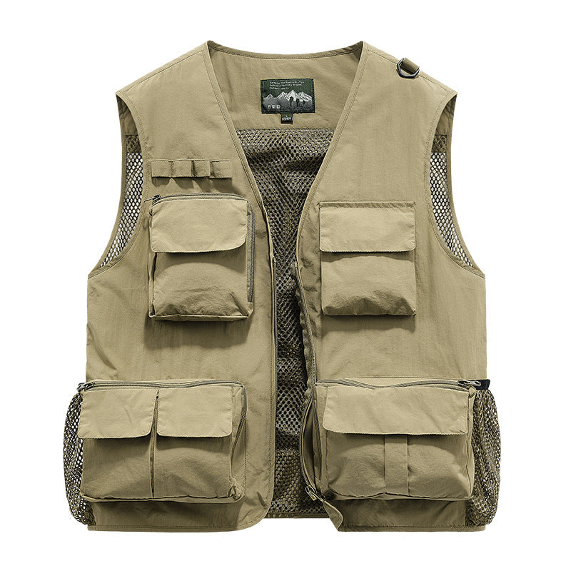 Herren Multifunktionale und atmungsaktive Outdoor-Weste Shop Nory