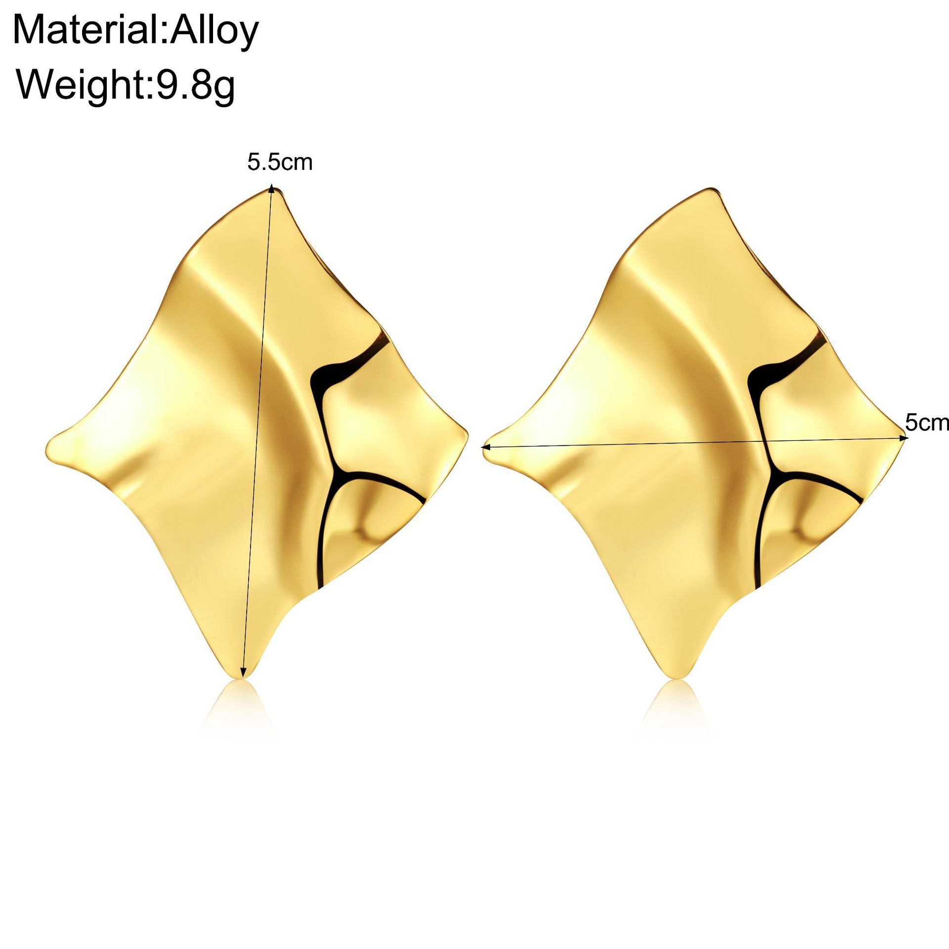 Damen geometrische Ohrstecker mit modernem Design Shop Nory