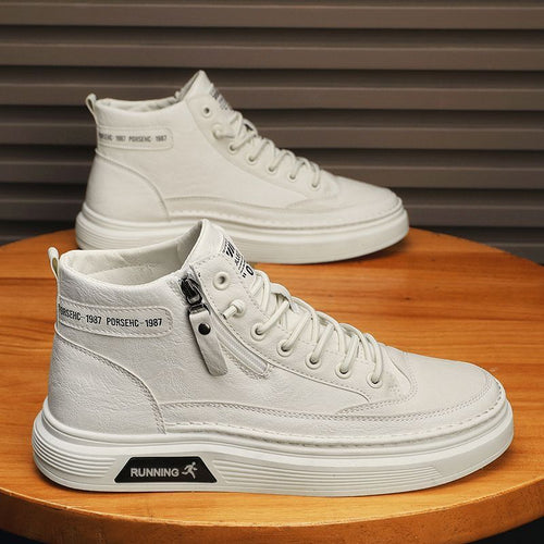 Damen Hohe Sneakers mit praktischem Reißverschluss und robustem Design