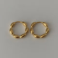 Damen Creolen mit elegantem, geschwungenem Design Shop Nory