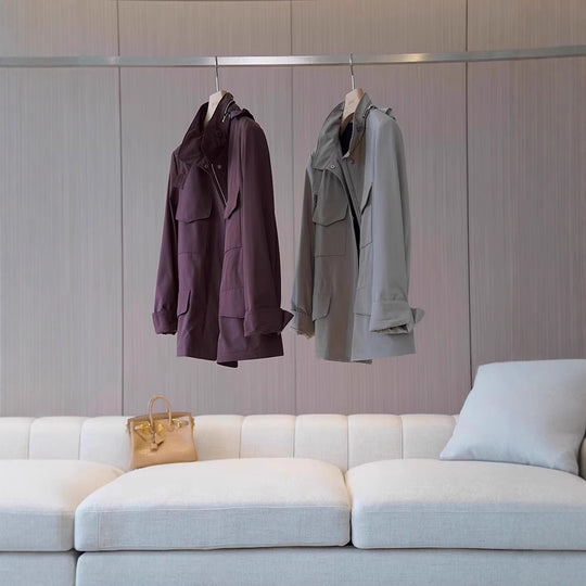 Damen Stylische Übergangsjacke mit praktischen Taschen Shop Nory
