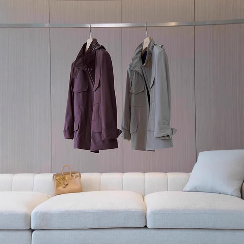 Damen Stylische Übergangsjacke mit praktischen Taschen Shop Nory