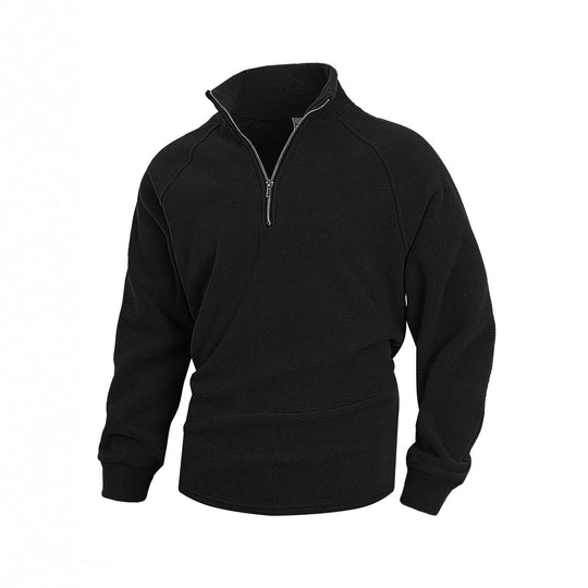 Herren Fleece Pullover mit halbem Reißverschluss Shop Nory