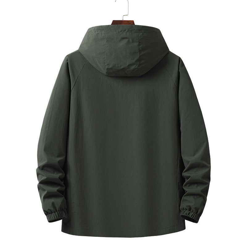 Herren Leichte Outdoorjacke mit Kapuze Shop Nory