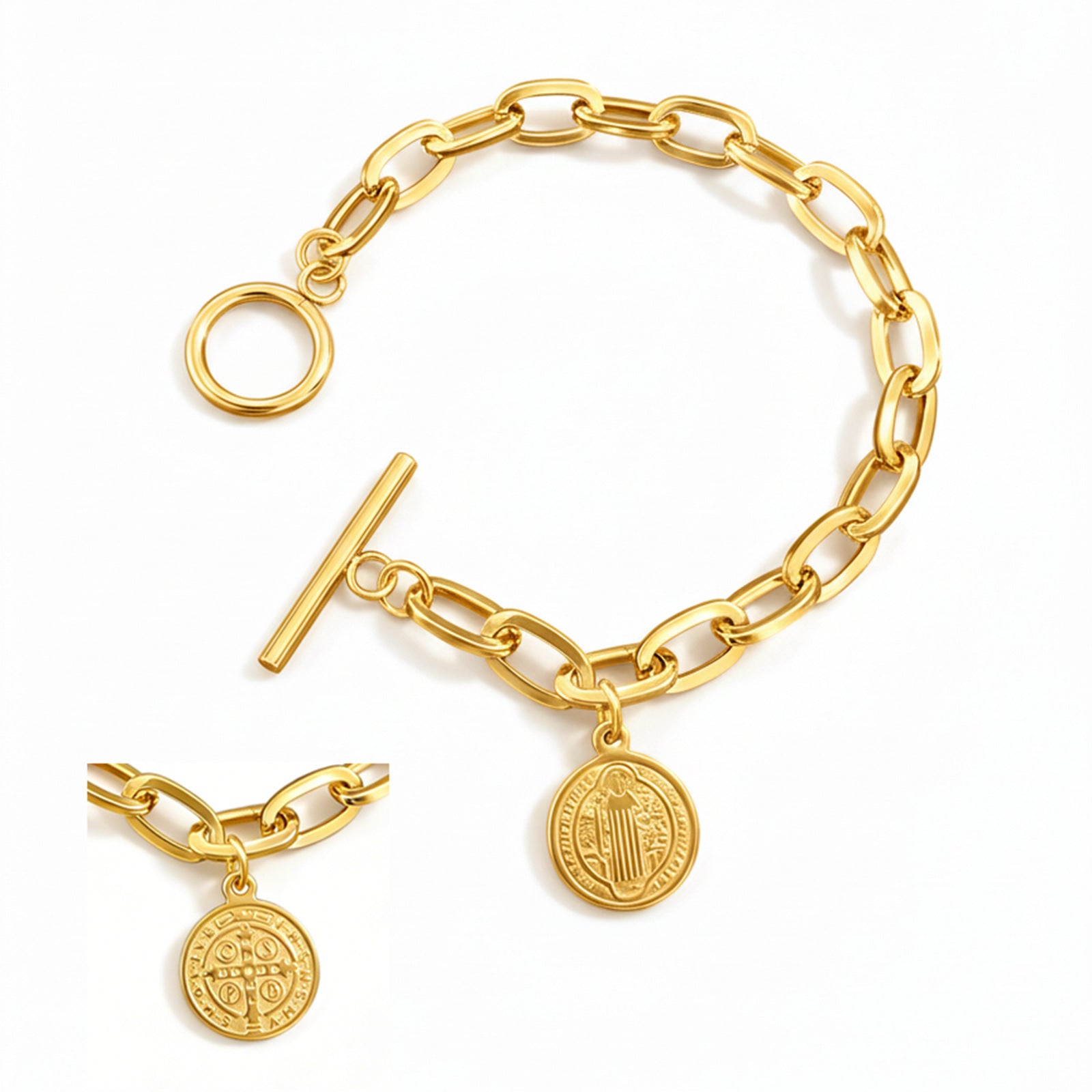 Damen modisches Gliederarmband mit einzigartigem Anhänger Shop Nory