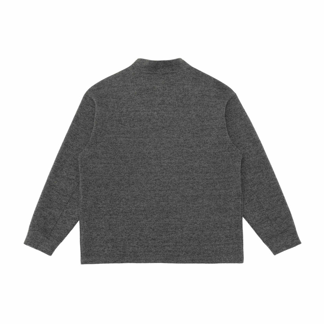 Herren Halbzip-Sweatshirt mit Stehkragen und Kontrastnaht Shop Nory