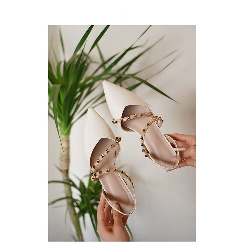 Damen Slingback Pumps mit glamouröser Strassverzierung