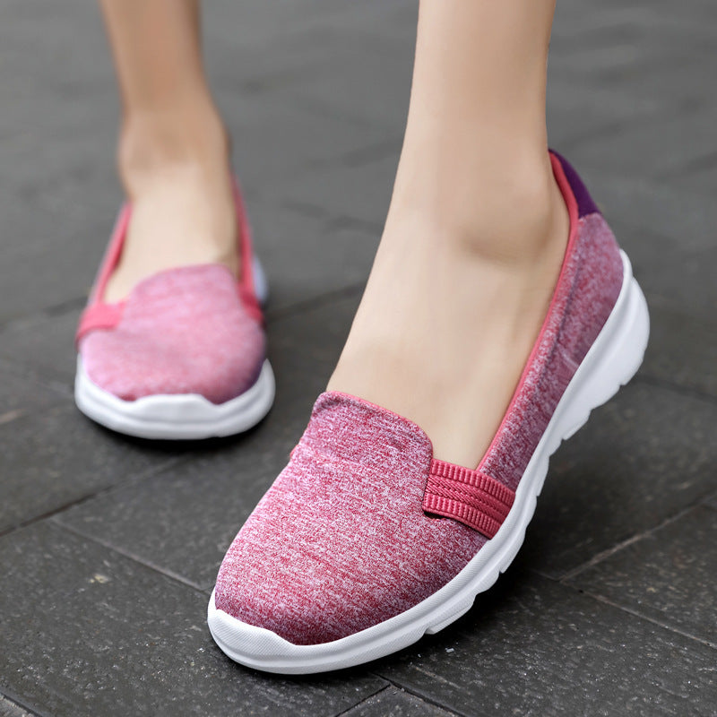 Damen Leichter Strick-Slipper mit elastischem Einstieg und gedämpfter Komfortsohle Shopy Nory