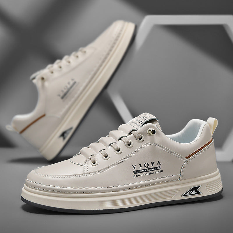 Herren Low-Top City-Sneaker aus Kunstleder mit dicker Komfortsohle und dezenter Logoprägung Shop Nory