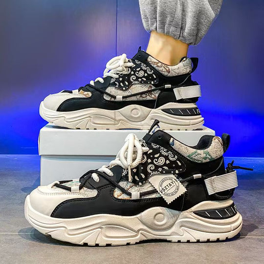 Damen Sportliche Chunky Sneakers mit robustem Design und rutschfester Sohle
