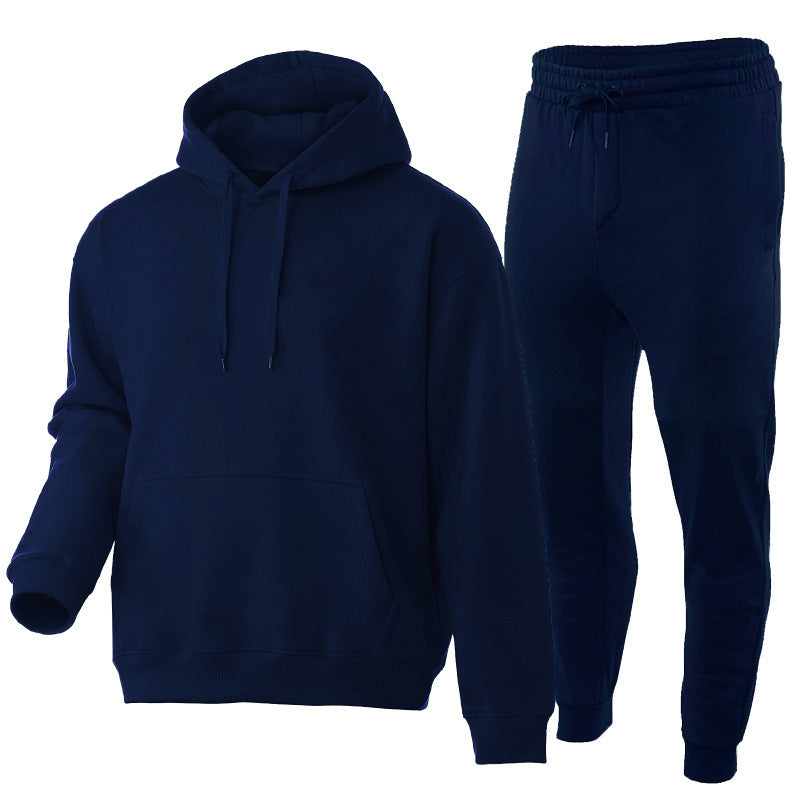Unisex Premium-Sweatset mit doppelt vernähtem Hoodie, Kängurutasche und ergonomischer Tapered-Jogginghose Shop Nory
