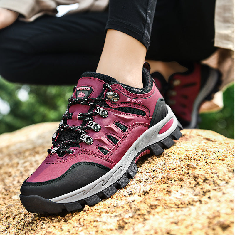 Damen Trekking Sportschuhe mit rutschfester Sohle und atmungsaktivem Obermaterial