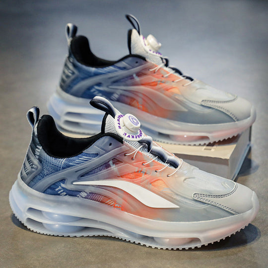 Unisex Transparente TPU-Sneaker mit sichtbarer Luftkammer und gradientem Mesh-Obermaterial Shopy Nory