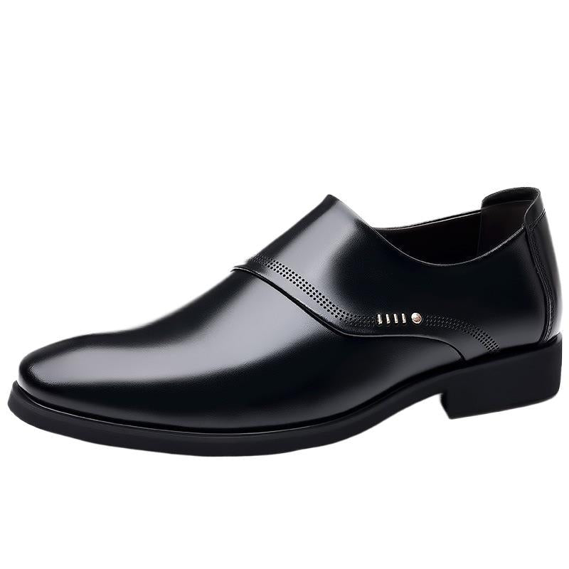 Herren Elegante und Bequeme Lederslipper Shop Nory