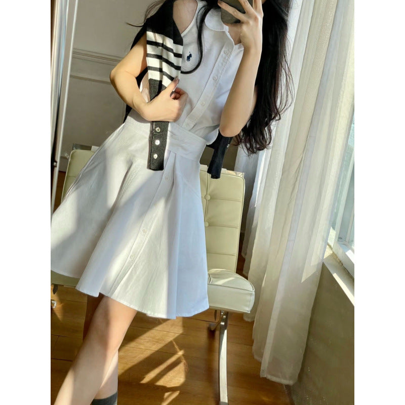 Damen Elegantes Hemdblusenkleid Shop Nory