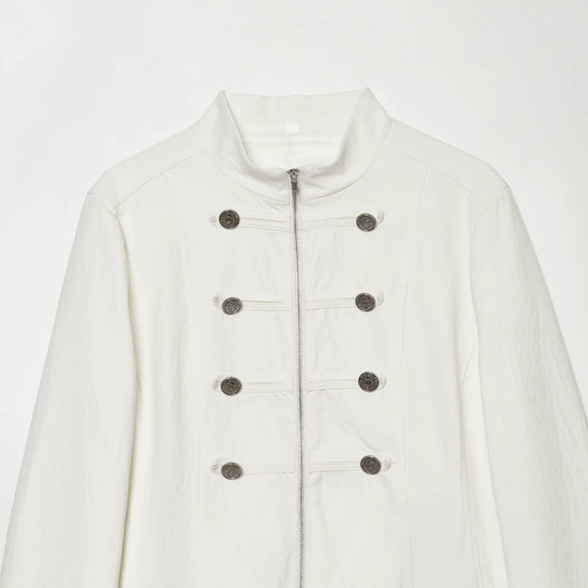 Damen Kurzjacke im Marschall-Stil mit Stehkragen, Zierknopfleiste und Pattentaschen Shop Nory