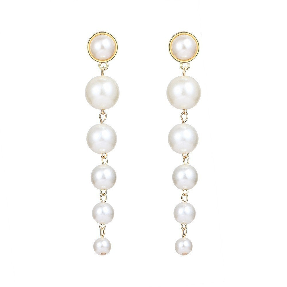 Damen Creolen mit hochwertigem Perlendesign Shop Nory