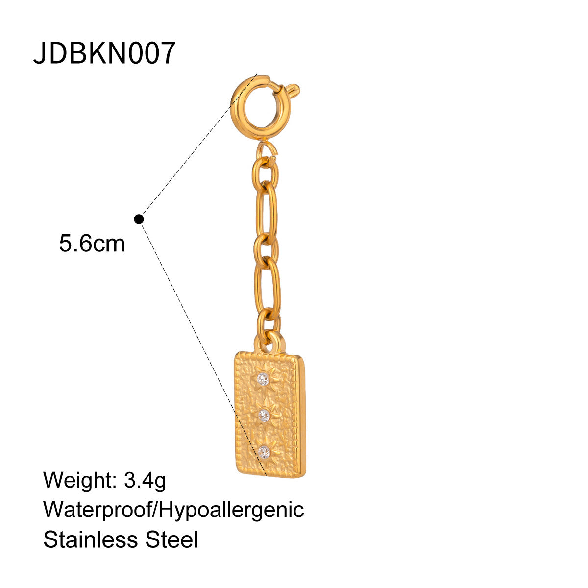 Damen Anhänger mit stilvollem Ringelement und hypoallergener Edelstahlkette Shop Nory