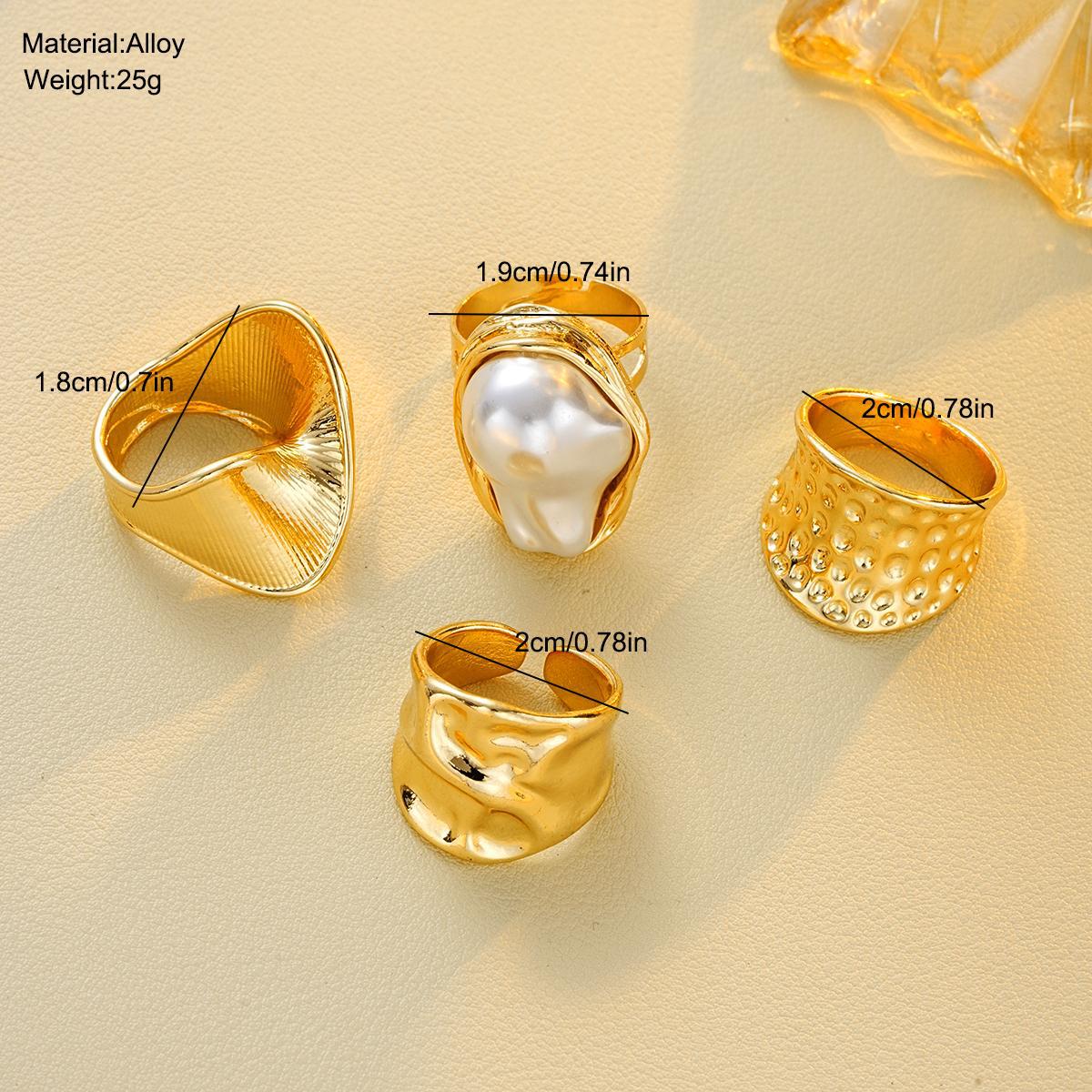 Damen Ring-Set mit einzigartigem, künstlerischem Design Shop Nory
