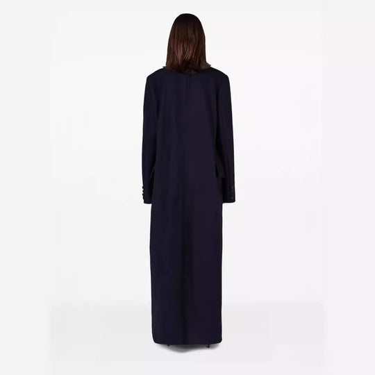 Damen Maximal langer doppelreihiger Wollmantel mit weitem Oversize-Schnitt Shop Nory