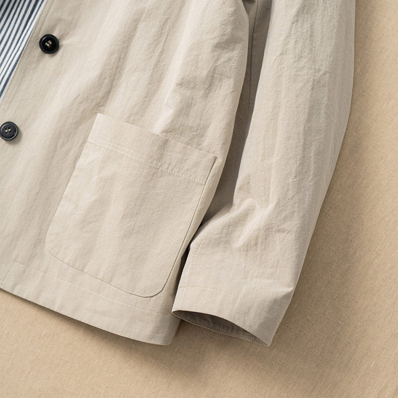 Damen Modische Übergangsjacke mit einzigartiger Knopfleiste Shop Nory