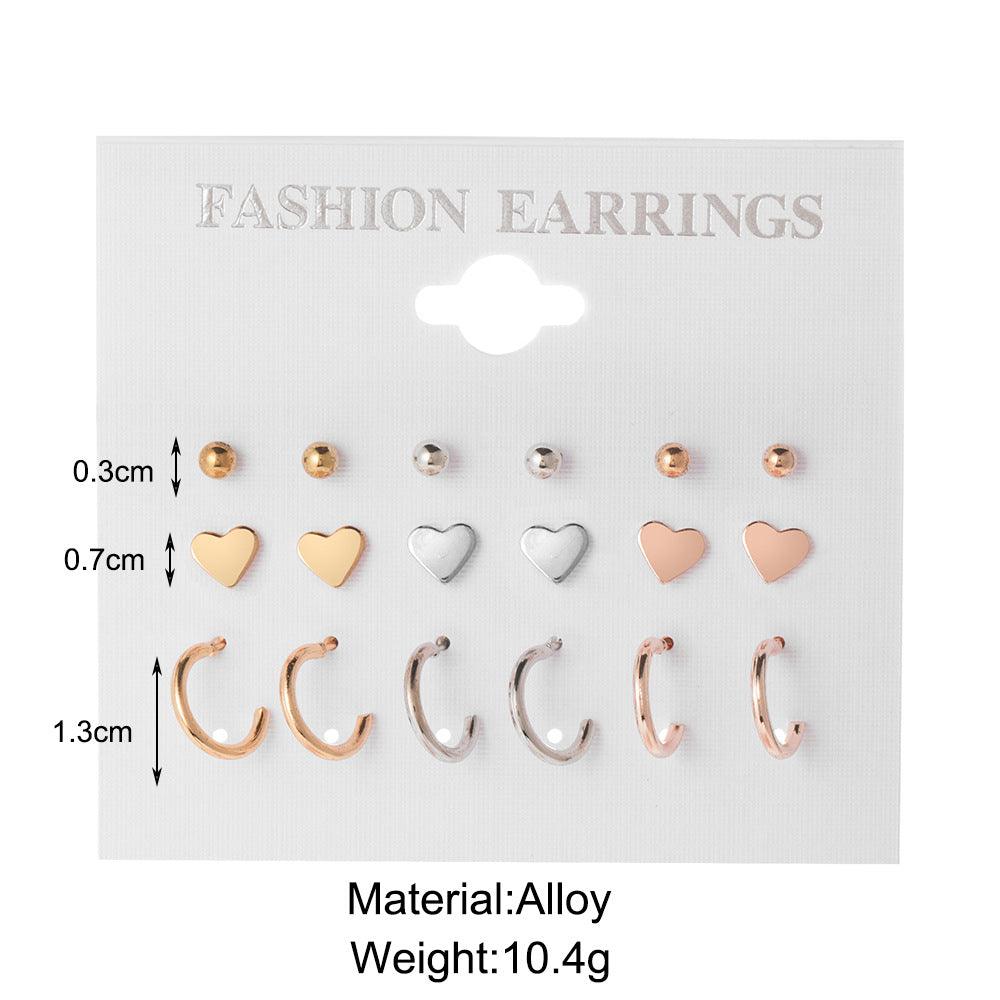 Damen Ohrringe Set aus verschiedenen eleganten Designs Shop Nory