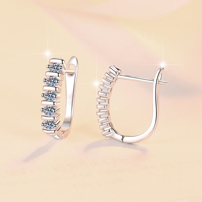 Damen Ohrringe mit funkelnden Kristallen Shop Nory