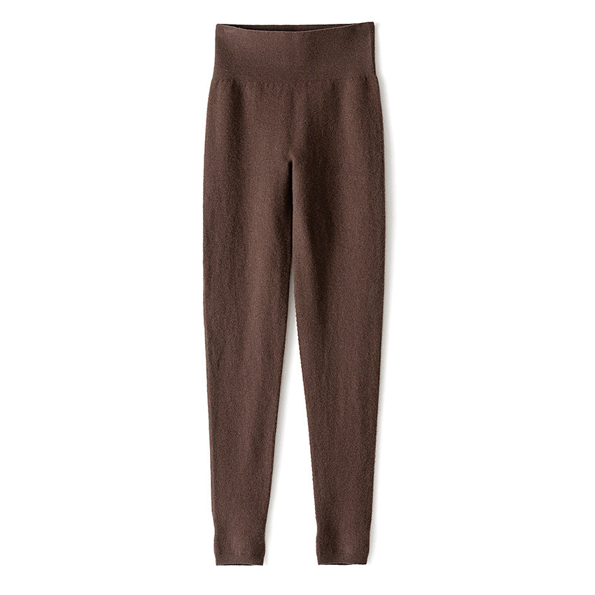 Damen Hochtaillierte Feinstrick-Leggings mit nahtlosem Komfortbund Shop Nory