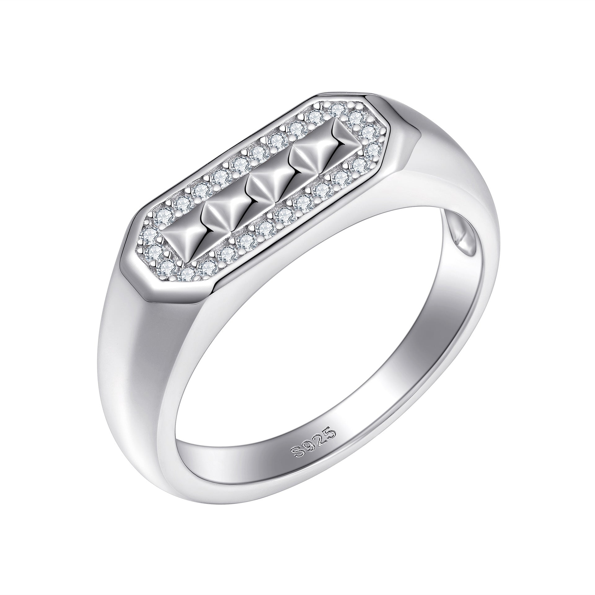Damen eleganter Verlobungsring mit ovalem Design und funkelnden Zirkonia Shop Nory