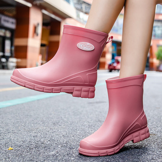Damen Wasserdichte EVA-Ankle-Gummistiefelette mit rutschfester Profilsohle Shop Nory